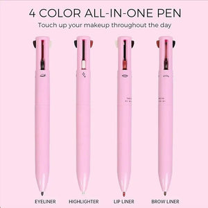 4-in-1 Makeup Pen – Multi-Function Lip Liner, Eyeliner & Makeup Tool