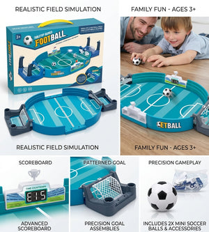 Mini Football Table Game | Portable Foosball Soccer Toy