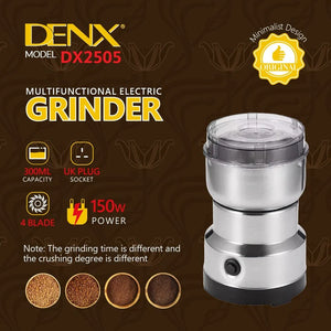 Denx Multifunctional Electric Grinder – Powerful Kitchen Grinder for Spices, Nuts & More