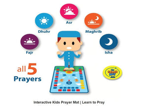 Islamic Prayer Mat for Kids – Interactive Muslim Prayer Rug for Children