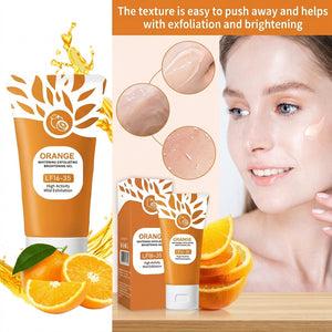 Orange Brightening Exfoliating Gel – Refreshing Facial Exfoliator for Smooth, Radiant-Looking Skin