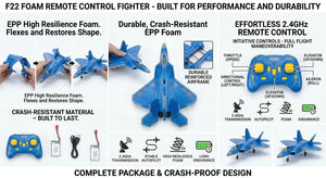 Remote Control Airplane for Kids – Easy-to-Fly RC Plane Toy for Outdoor Adventures