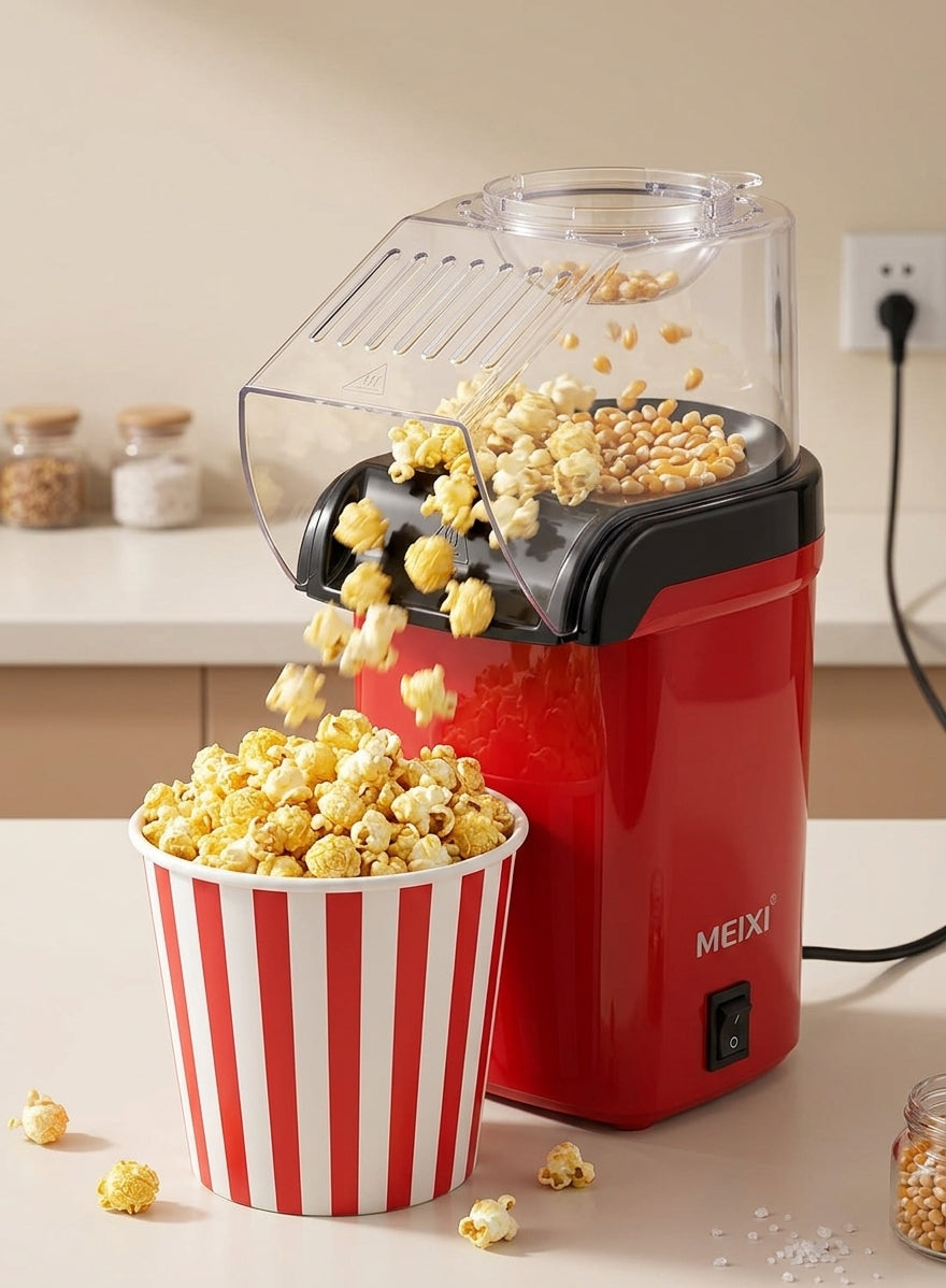 Mini Popcorn Machine – Compact Home Popcorn Maker for Movie Nights & Parties