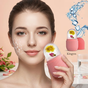 Face Glow Ice Roller – Cooling Facial Massage Tool for Refreshing Skincare