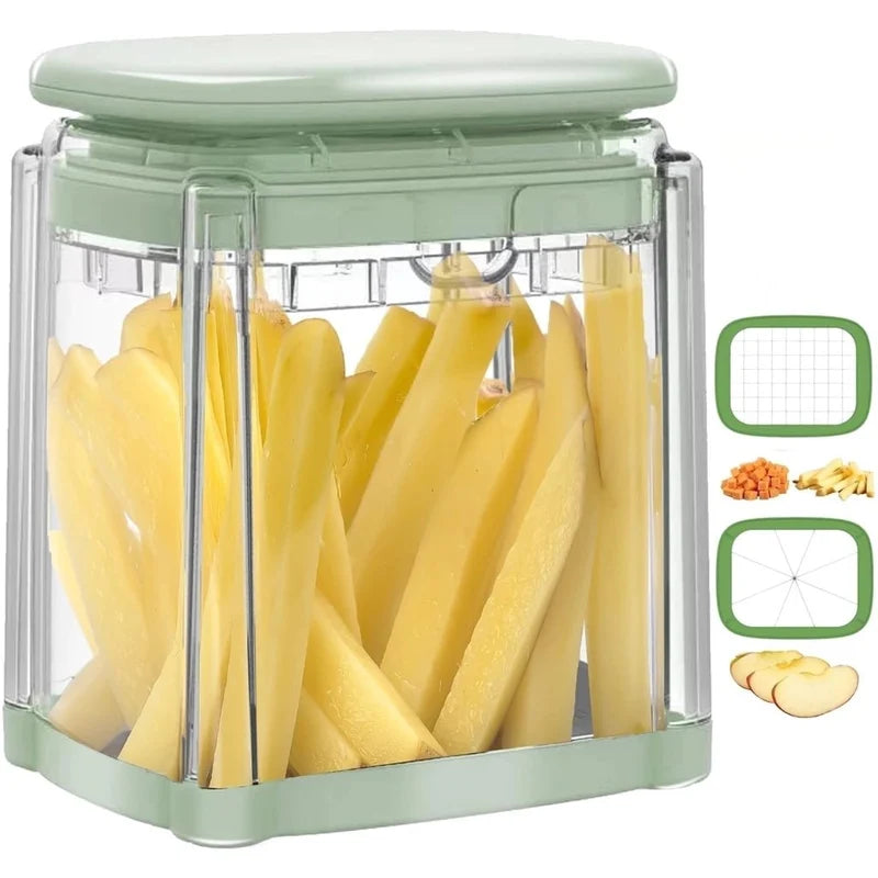 DLC Manual Vegetable Slicer – Multi-Function Kitchen Chopper & Cutter