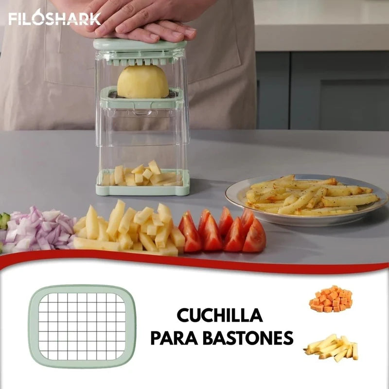 DLC Manual Vegetable Slicer – Multi-Function Kitchen Chopper & Cutter