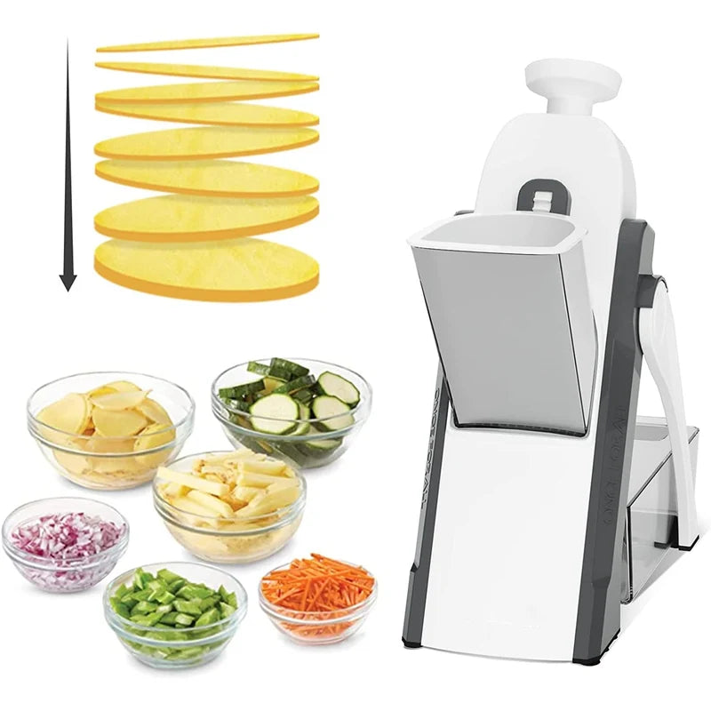 Manual Vegetable Cutter – Multi-Function Vegetable Chopper & Kitchen Slicer