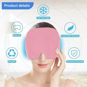 Migraine Relief Cap – Reusable Hot & Cold Therapy Headache Relief Hat