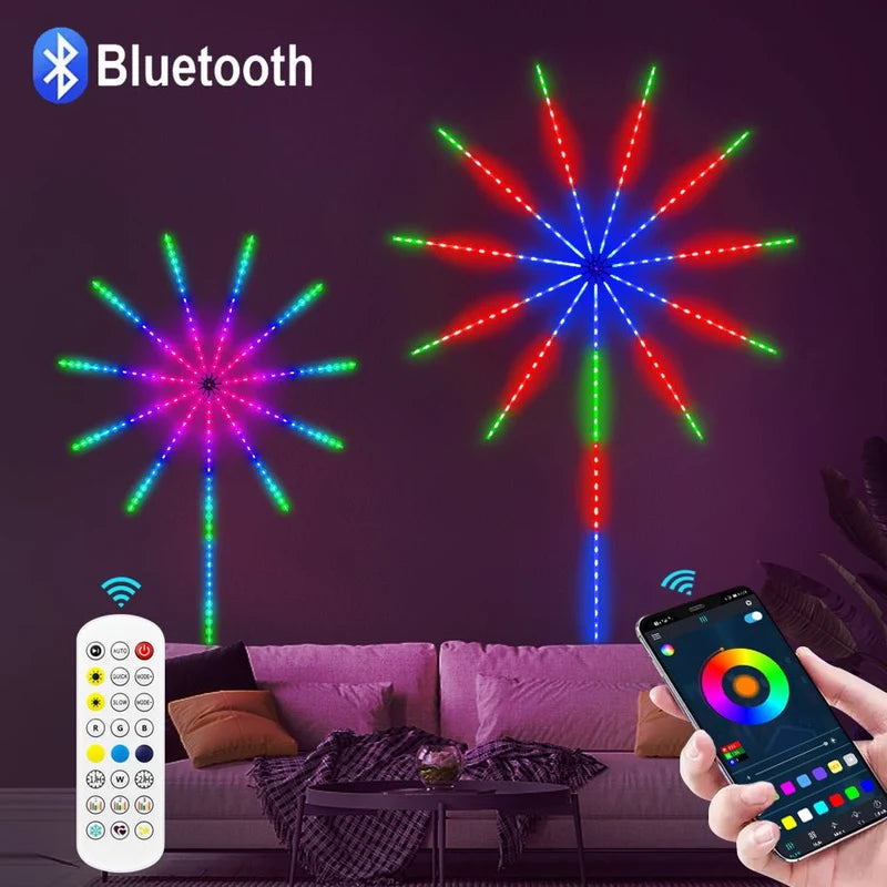 Smart Firework LED Lights | Decorative Starburst Lighting