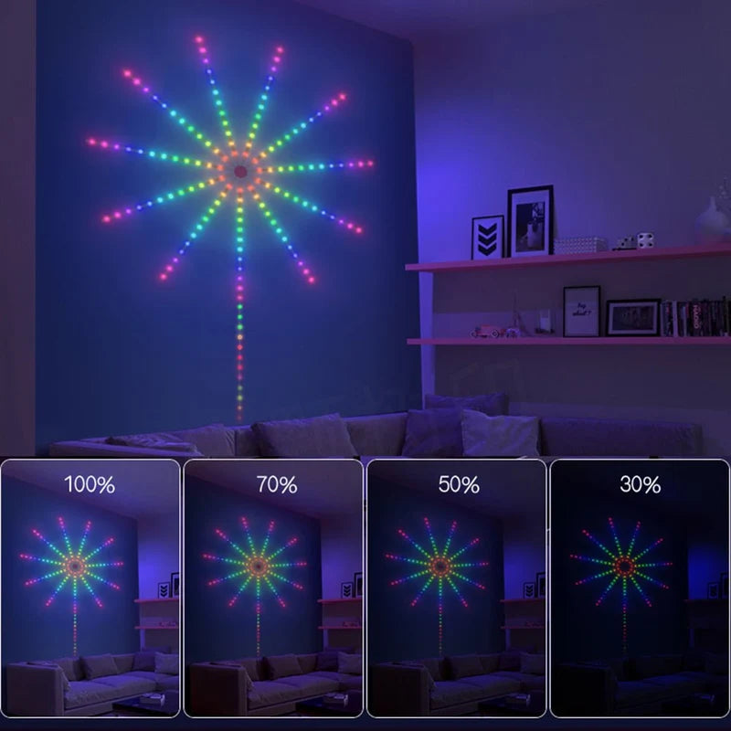 Smart Firework LED Lights | Decorative Starburst Lighting